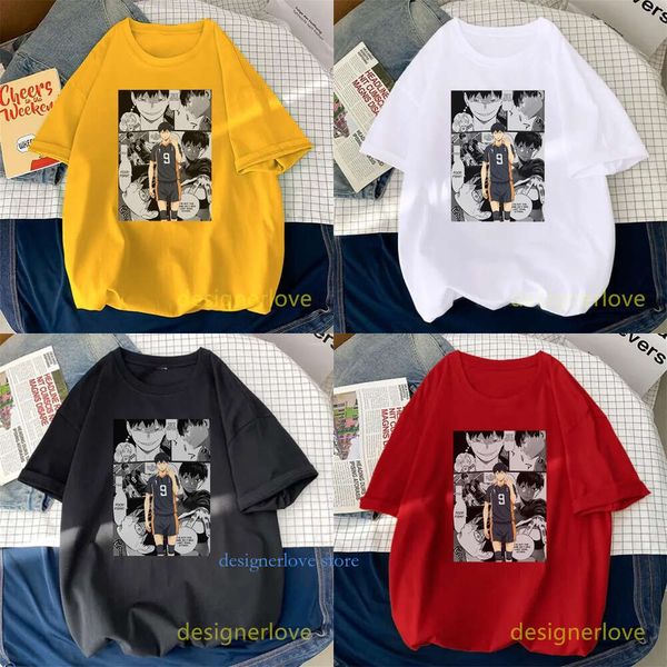 Tasarımcı T Shirts Erkekler Tshirt Tobio Kageyama Haikyuu Komik Gözler Janpansese Modaya Modaya Gizli Gömlek Giyim Artı Boy Bokuto Black Beyaz Gri XXL XL Man Kıyafet