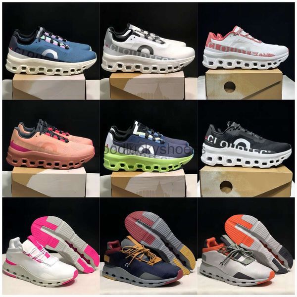 2024 mit original Logo Run Modeschuhe Cloudmonster Frau Monster Leichtgewichtige Cloudnovas Atmungsfreie Verschiebung x 3 Frauen Männer Outdoor Freizeitschuhe US6-11