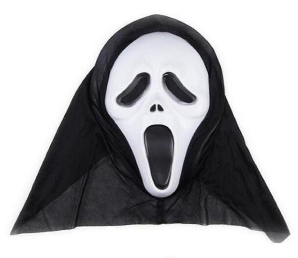 Maschere horror cranio maschere per decorazioni da festa di Halloween urlando scheletro smorfia oggetti pieni per uomini maschere maschera da donna DHF2798895174