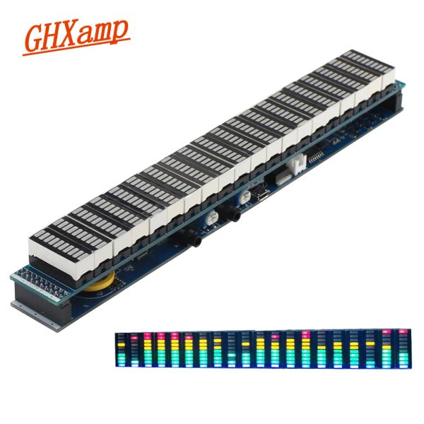 Amplificatore ghxamp multicolore 20 segmento LED LED Spectrum Music Amplificatore Livello 10 USB 512 V Funzione di orologio di alimentazione finita Nuova