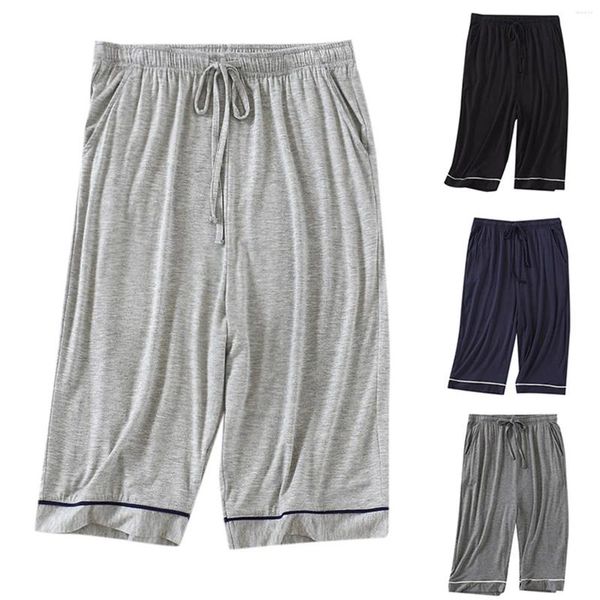 Pantaloni maschili modali di pigiama estate estate di grandi dimensioni tratto da casa sottile sciolto sport aria condizionata
