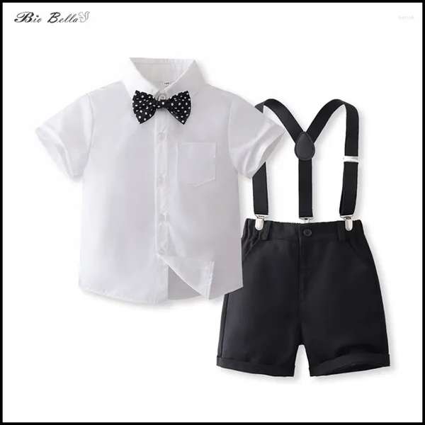 Set di abbigliamento per bambini gentiluomini set estivo set alla moda bel matrimonio di compleanno elegante 1-6 anni show baby show per esibirsi