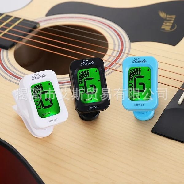 2024 Digital Clip-On Electric Tuner Guitar Bass Ukulele Violin Sunte universale LCDSCREEN Accessori per chitarra accurati accurati