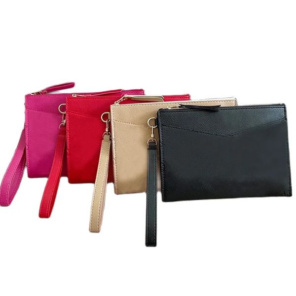 Bolsa de embreagem Chavesas de pulseira feminina Bolsa de moda Accessoires Bolsa -chave Bolsa de bolsa de moeda com zíper de moeda