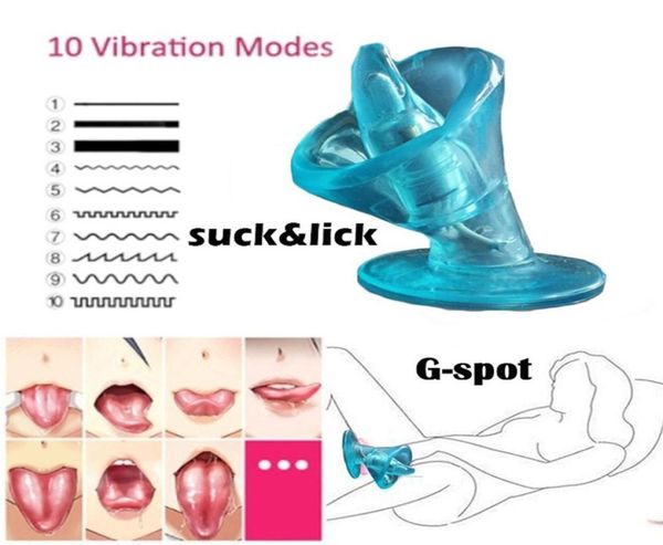 Язык секс -игрушка Новая сексуальная женщина 039S Электрический силиконовый язык