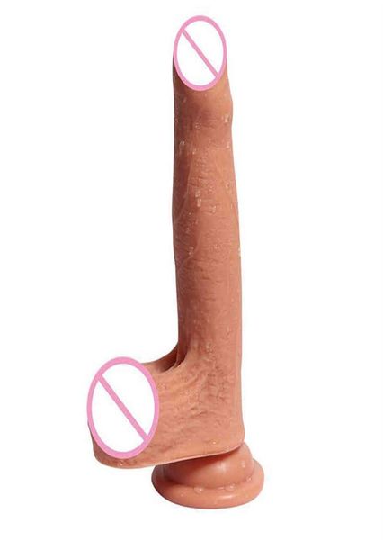 Enorme dildo realistico morbido silicone aspirazione tazza di strapon prepuzio realistico pene di strapon per strumento di masturbazione femminile adulti sex machine275k3014434