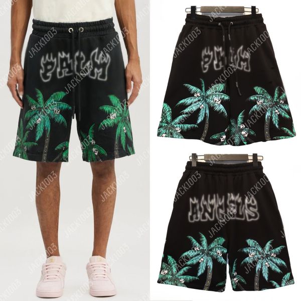 Palm PA 2024SS Novo crânio de verão Broken Hole Casual Men Women Boards Shorts Breta de praia respirável Confortável fitness Basketball Sports Short Angels 8572 GSI