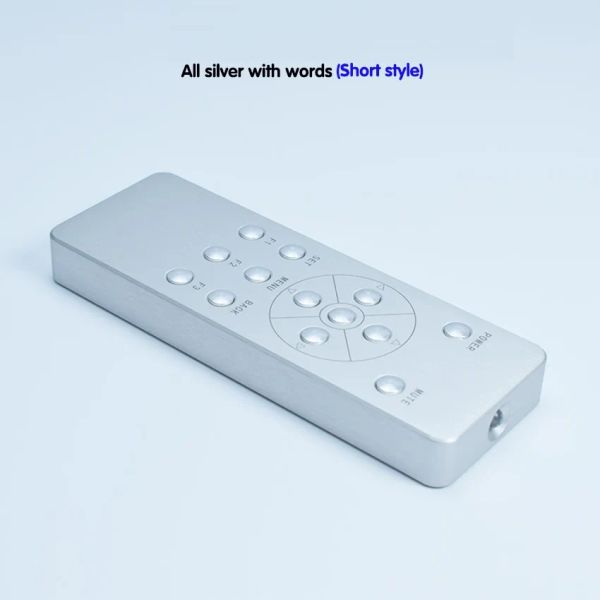 Amplificador de estilo curto alumínio alumínio Infravermelho Aprendizagem Universal Controle Remoto para Audio TV DVD Decodificador amplificador de energia