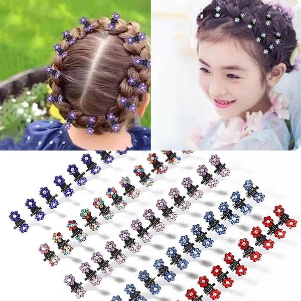 Accessori per capelli squisiti piccoli clip clip acqua diamante plum blossom padella fissata per bambini clip1pcs