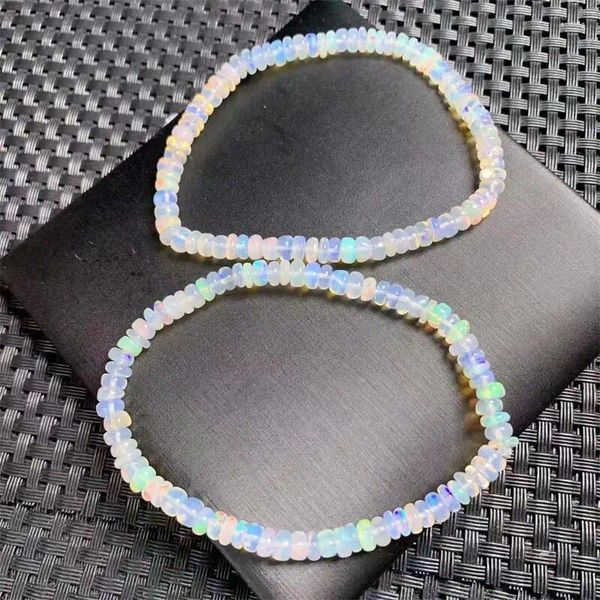 Braccialetti Link 4,8 mm color naturale opale Bracciale Opal Crystal Reiki Healing Stone Mohips Regali dono per donne 1 pcs