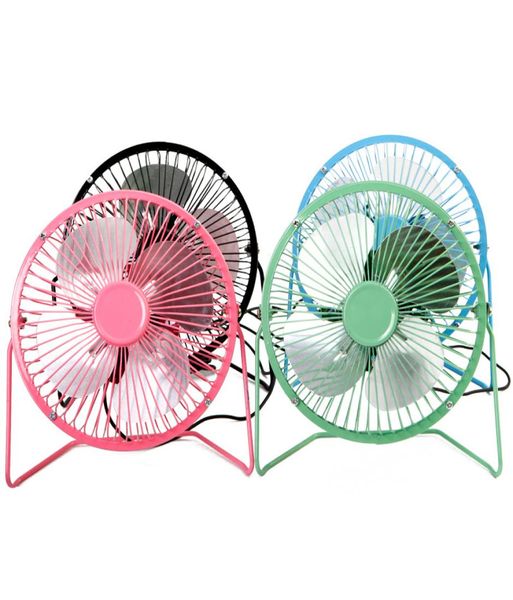 Mini USB вентилятор Universal Home Office Portable Mini Mini Fan Aluminum Маленький стол USB 4 лезвия охлаждающий вентилятор 4 -дюймовый 6 -дюймовый VT14021588065