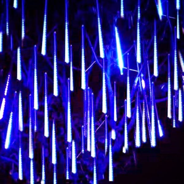 Dekorationen 24/32 Röhren Meteor Dusche LED LEGEL Lichter Straßengirlanden Weihnachtsbaum -Dekorationen für Neujahr Fairy Gartenlichter im Freien