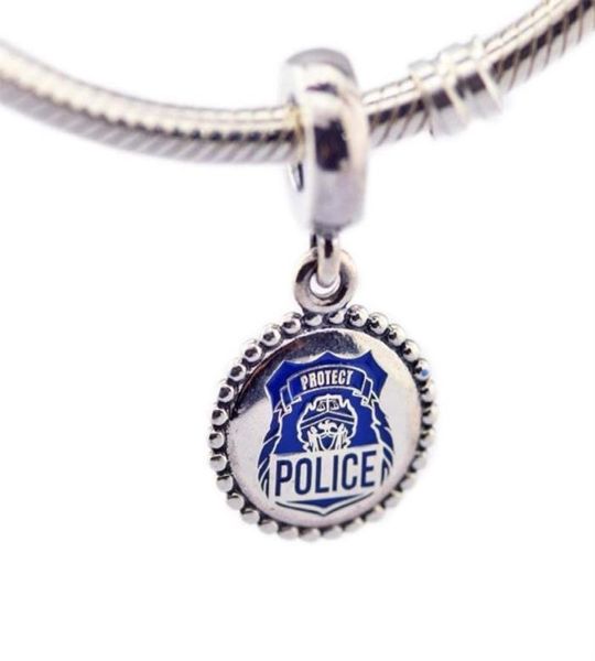 Charms policiais Biades S925 Fits de prata para pulseira de joias DIY Eng79116954 H86371237