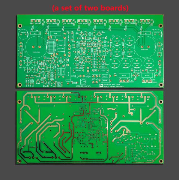 Amplificador refere -se ao preço do céu da Suíça, Gao Wen Goldmund M9.2 Amp HiFi Board Board Placa vazia clone 1.5 espessura