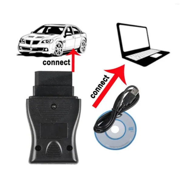 14PIN Ferramentas de diagnóstico de carro USB para N-IsSan Consultar interface OBD para OBD2 16PIN CONECTOR Código de código de falha da ferramenta