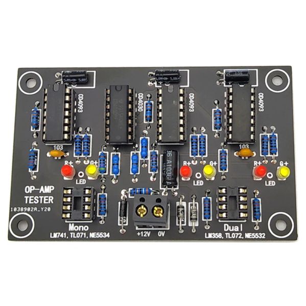 Amplificatori Amplificatore operativo Tester Amp Amplo per Dual Dual OPAMP TL071 TL072 TL081/082