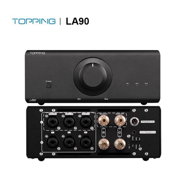 Amplificatore Topping LA90 Classe A/B Potenza Amplificatore 3*XLR/TRS Input Bilanciato Amplifer Stereo Amplifer 220W Mono AMP 110WX2/90WX2 AMP lineare lineare