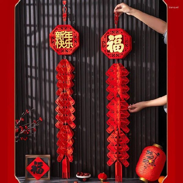 Decorazione per feste Red Chinese Knot Spring Festival Copertine DEGENZIONI ANNO DELL'INAZIO FELICE DEGNI DI PA LUCTICHI DEGNI DI AUSPIORE LACKE