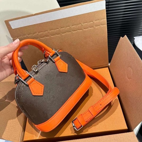 Mini -Einkaufstasche Designer Crossbody Bag BB Shell Bag Mode Frauen Handtasche Orange Echtes Leder Buchstaben bedruckt Reißverschluss Brieftasche