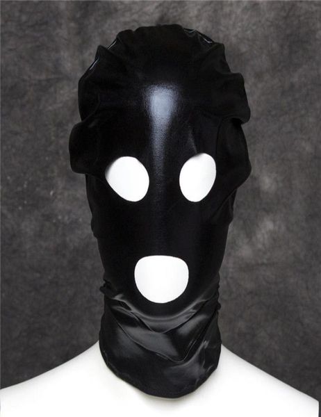 4 Stil Männer Frauen Gimp Full Maske Motorhaube offene Augen Mund Stretchy Rollenspiel Cosplay R1721993230