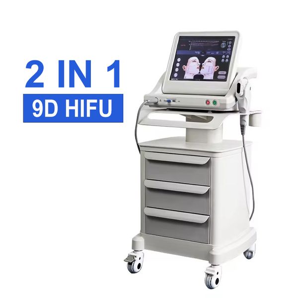 HIFU 9D Remoção Remoção do dispositivo de beleza Preço Intensidade portátil Focalização de ultrassom Face Face Face Best HiFu 9D Machine