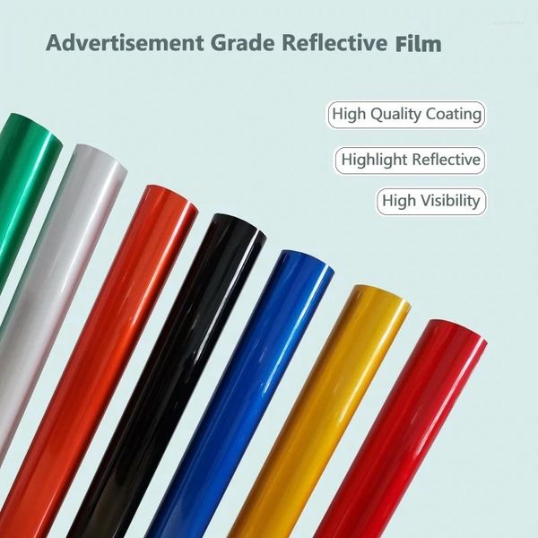 Adesivi per finestre BhUnity 3.2x164ft Light Clear Retro Pet Retro Transparent Sheet Filming Film per segnali stradali pubblicitari