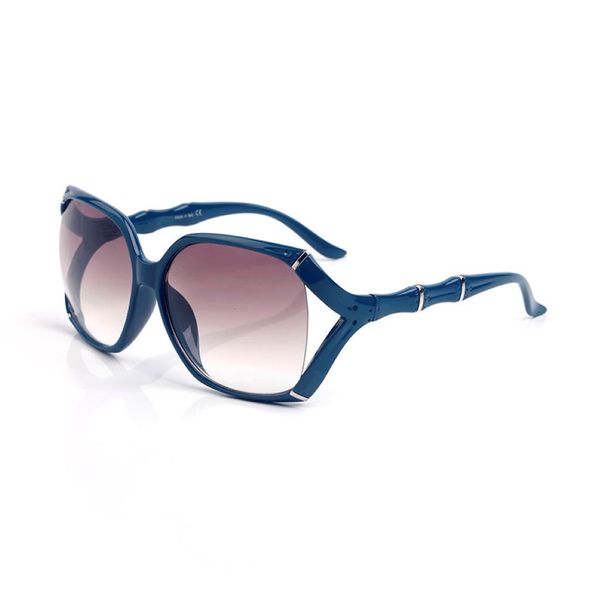 Destino de óculos de sol polarizados da série Ladies Bamboo Glasses Sunglasses Trendência da moda Proteção UV Glasses solares 0653s Lente generosa Retro C 197K