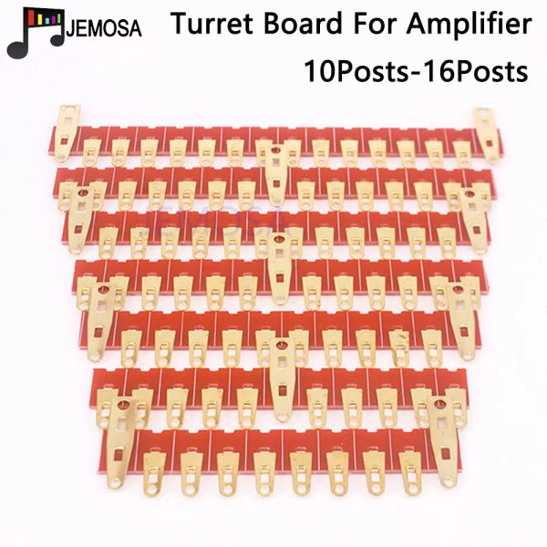 Amplifikatör 5pcs 10post ~ 16post taret kartı altın kaplama DIY proje ses şeridi kartı etiketi tahtası Terminal pabuç kartı vakum tüp amplifikatör