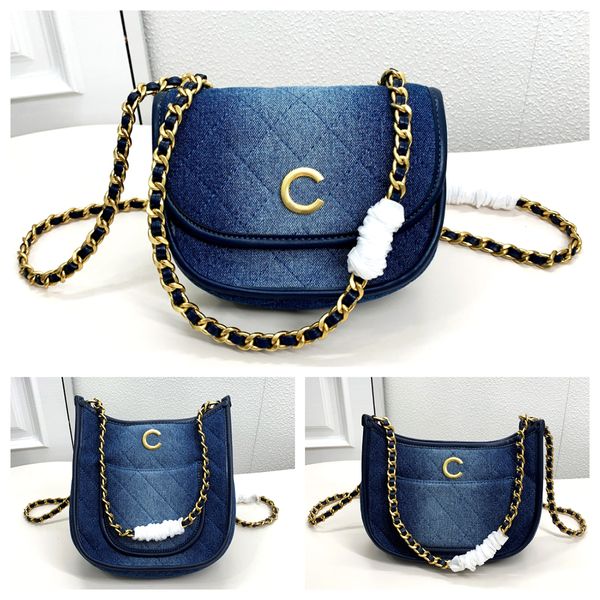 10a jean borse borse designer mini spallo spalla borsa incrociata bora di alta qualità in denim donna donna jean borsetta di lusso sacca da sella da donna estate stirpe designer jeans sacchetto