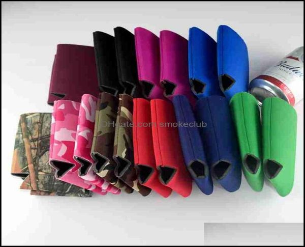 Diğer Mutfak Aletleri Mutfak Yemek Bar Garencan Insores Neopren Breake Katlanabilir Kola Soda Şişesi Koozies Stubby Ho9899416