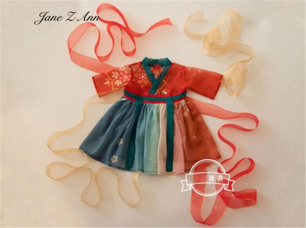 Vestidos Dunhuang Feitian Hanfu Tang Suit Fairy Dress Dress Dress Wig Recém -nascido fotografia fotográfica