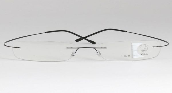 Óculos sem moldura moldura sem aro Multifocus Reading Glass para homens homens Presbiapicyepysyses Manífrios Old Man3199623