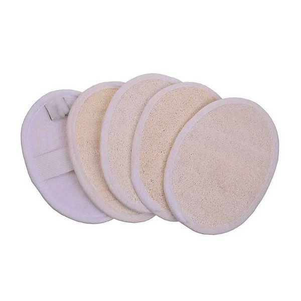 Bath Tools Accessories Natural Velvet Bath Bath Body Scrub de esfoliação de banho de chuveiro macio Ferramenta de massagem e limpeza da almofada de limpeza Q2404302