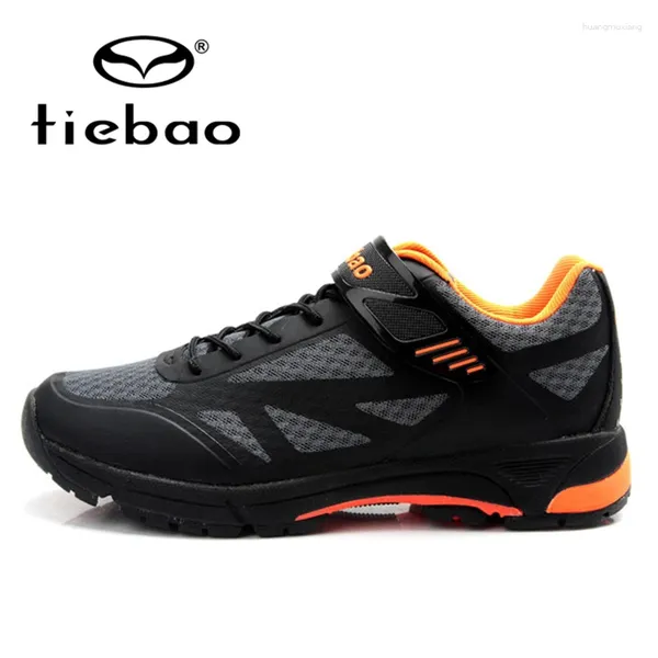 Sapatos de ciclismo Tiebao Profissional Lazer Bicicleta Homens Mulheres Solas de borracha Sports Sports MTB Road Bike Sneakers