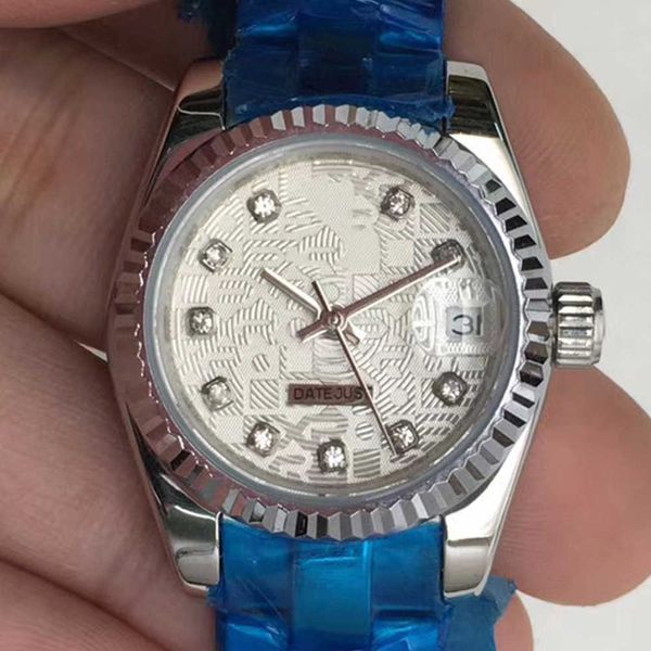 Tasarımcı Watch Reloj Saatler AAA Otomatik Mekanik Saat Lao Jia Kadın Diş Beyaz Elektrik Tam Hareket Mekanik Saat Mekanik Saat H