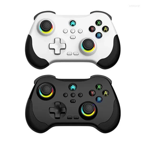 Controladores de jogo 6xises manusear 2 motor sem fio Bluetooth Gamepad para NS Switchpro Controller DropShip