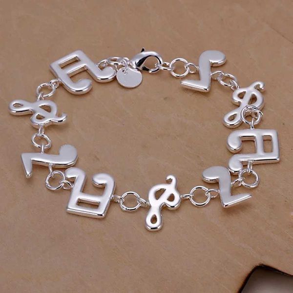 Kettenmodestil Schöne hochwertige 925 Sterling Silberschmuck Bracelets Frauen süße Hochzeitsgeschenke Schön H240504