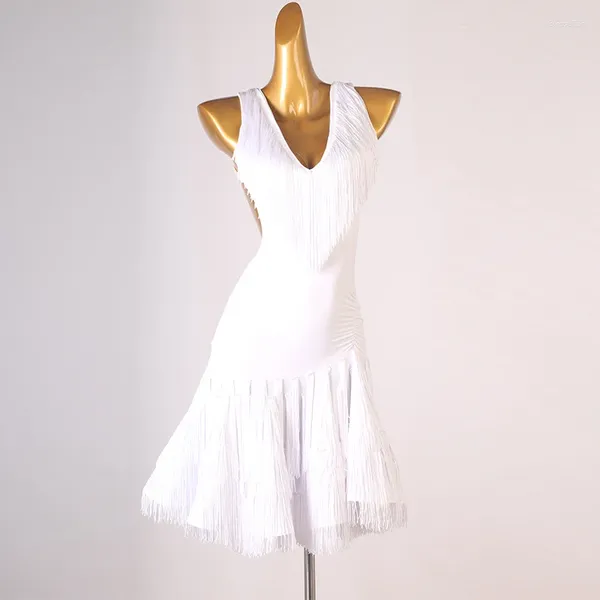 Bühnenbekleidung EST Art Test Latin Dance Kleid Erwachsener Rumba Chacha Performance Wettbewerb LQ310