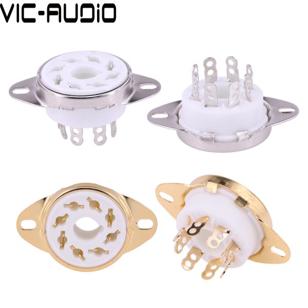 Amplificatore 8pin Ceramica per tubo vintage GZC81A K8A Valve per KT88 6V6 6L6 EL34 6550 6SN7 AUDIO AMPLIFIER AUDIO HIFI