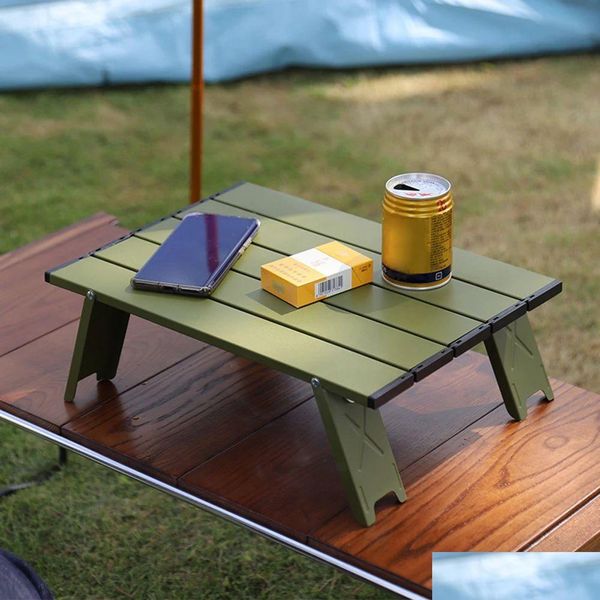 Arredamento di stoccaggio e manutenzione per ingranaggi camma mini tavolo pieghevole portatile per tavolo da tavolo da tavolo da barbecue da picnic esterno otspm