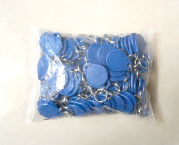 Scheda 100pcs Tag NFC ISO1443A 13.56MHz Tag RFID KeyFoB MF Compatibile riscrivibile MF S50