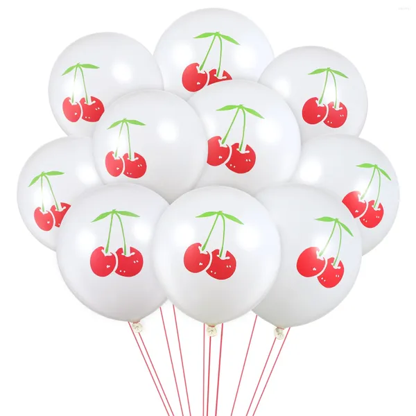 Decorazione per feste Bulk White Balloons Latex Cherry Wedding Blossom Decor pattern flottable decoraggio appeso