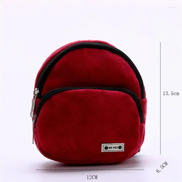 Zaino portante per cani facile da trasportare comodo 12 13,5 6,5 cm Flanella durevole e confortevole