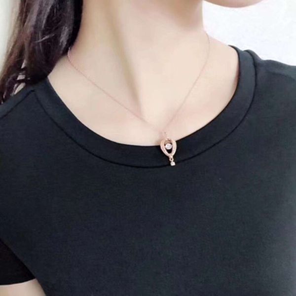 Swarovskis Necklace Designer Women Women di alta qualità Penderant austriaca Crystal Dream Dream Air Goloning Bating Heart Heart Golden Balloon Clavicle Chain