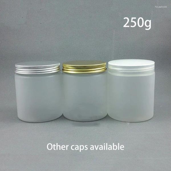 Bottiglie di stoccaggio 250 g Vergia di crema in plastica opaca Cosmetica da 250 ml Maschera per gelcetto da gelcetto da ghiglia