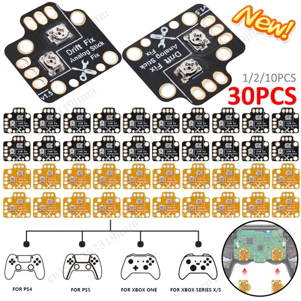 Altoparlanti 301pcs per PS4 PS5 GamePad Joystick Drift Repair Board Controller Analog Thumb Stick Drift Fift Mod per Xbox One/Serie X/S