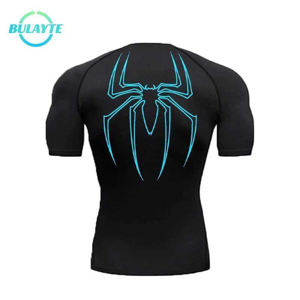 Camisetas masculinas masculinas de camiseta compactadas impressão de ginástica de ginástica de ginástica