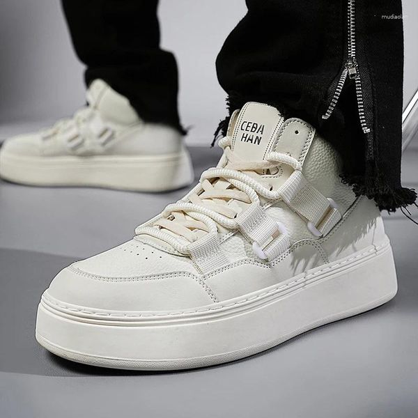 Lässige Schuhe hight qualitativ hochwertiges Originaldesign 2024 S/A Streetstyle -Sneaker für Männer modische weiße Teenager täglich Kleid Flach