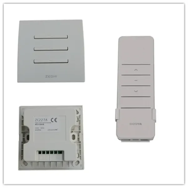 Trocador de parede de persianas com receptor incorporado, ZC227 e DC2700Remote Controller, 230V, 50Hz, frete grátis