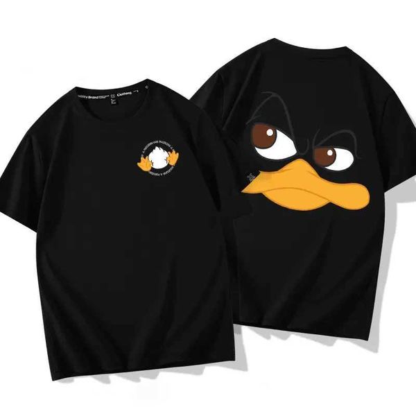 T-shirt maschile Ducks Ducks Mens Maglietta 100% Cotton Short Slve T-Shirt Fashion Oversize T-Shirts Casual Strt Clothing Fr Shipping T240505